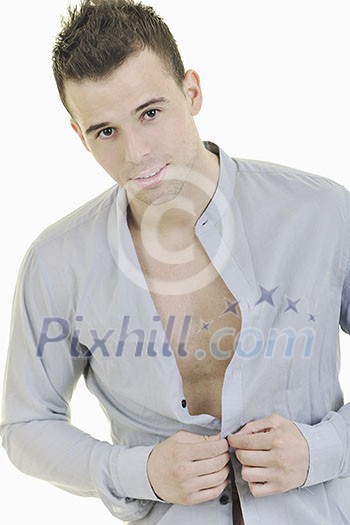 young man fashion isolated on white young man fashion isolated on white
