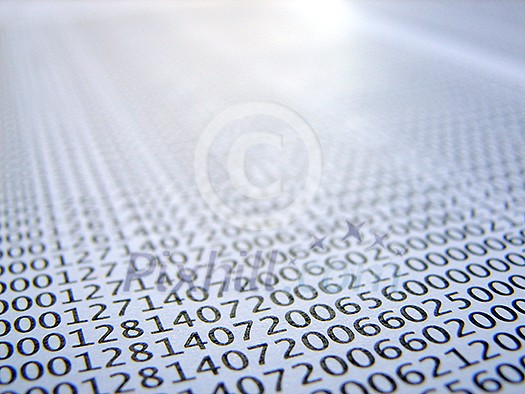 database concept with printed and coded database records database concept with printed and coded database records