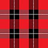 vector red seamless tartan plaid  pattern for background 