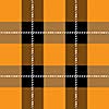 vector orange tartan plaid  pattern for background 
