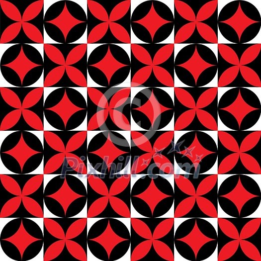 red and black seamless flower pattern background red and black seamless flower pattern background