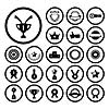 vector trophy and awards symbol 