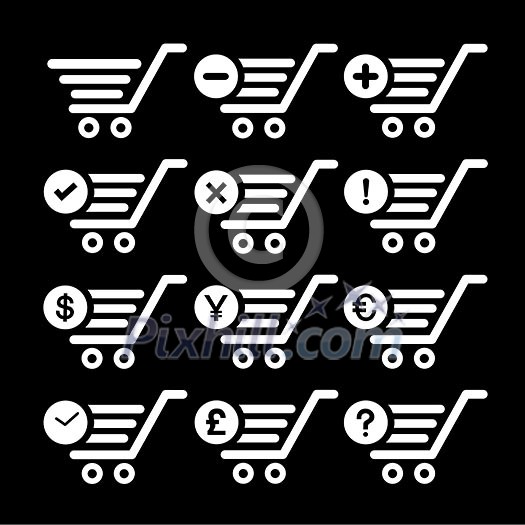vector cart symbol for commerce vector cart symbol for commerce