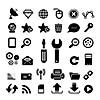 web and internet icon set on white background 