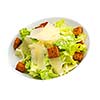 fresh organic eco vegetable salad,close-up isolated on white