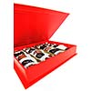 luxury and sweet praline and chocolate decoration food close up