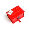 chocolate and praline luxury box with candy and sweets