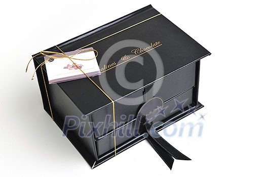 chocolate and praline luxury box with candy and sweets chocolate and praline luxury box with candy and sweets