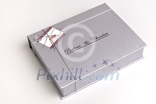 chocolate and praline luxury box with candy and sweets chocolate and praline luxury box with candy and sweets