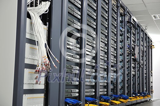 internet network server room with computers racks and digital receiver for digital tv internet network server room with computers racks and digital receiver for digital tv