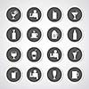 Beverages icons set  for use 