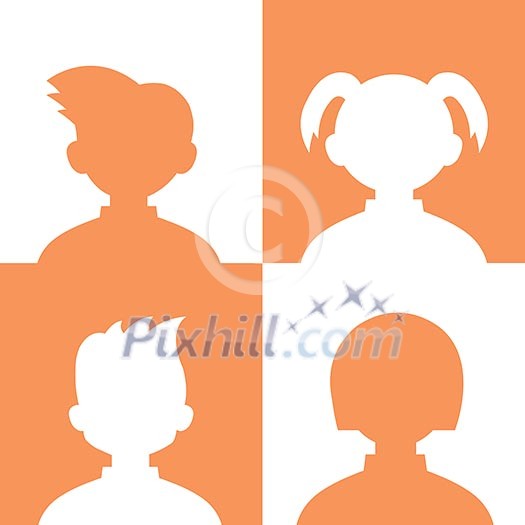 vector man and woman avatar profile picture vector man and woman avatar profile picture