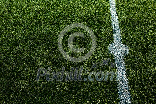 Soccery pitch - well cut grass of a soccer field Soccery pitch - well cut grass of a soccer field