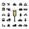 vector basic icon for transport 