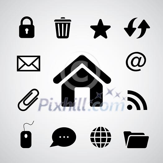 technology symbol on gray background technology symbol on gray background