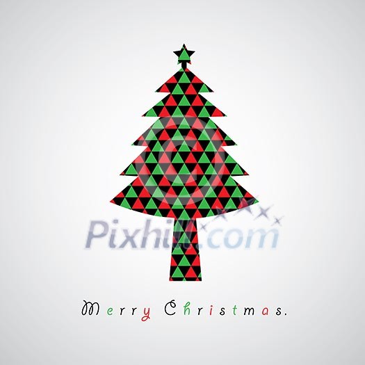 vector merry christmas tree symbol vector merry christmas tree symbol