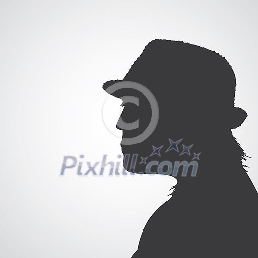 vector symbol man hipster style vector symbol man hipster style
