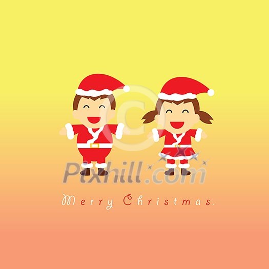 Santa claus vector cartoon style for greeting Santa claus vector cartoon style for greeting