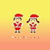 Santa claus vector cartoon style for greeting  