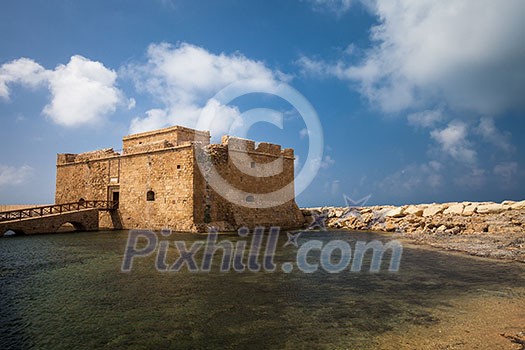 Late afternoon view of the Paphos Castle (Paphos, Cyprus) Late afternoon view of the Paphos Castle (Paphos, Cyprus)