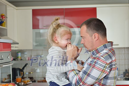 hapy young family have fun with their children at modern living room home indoors hapy young family have fun with their children at modern living room home indoors