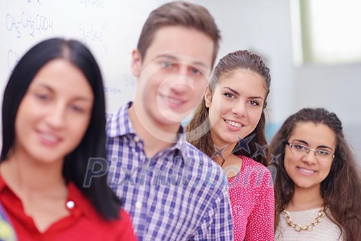 happy young teens group in school have fun an learning lessons happy young teens group in school have fun an learning lessons