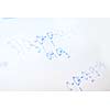 abstract science and  chemical molecule structure on white board in school classroom background