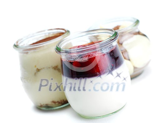 tasty dessert glass cup with fruits and chocolate tasty dessert glass cup with fruits and chocolate
