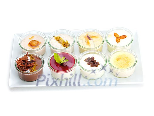 tasty dessert glass cup with fruits and chocolate tasty dessert glass cup with fruits and chocolate