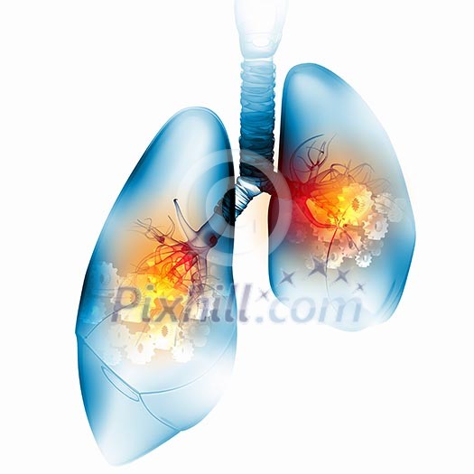 Human lungs with mechanisms. Health and medicine Human lungs with mechanisms. Health and medicine