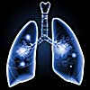 Human lungs with mechanisms. Health and medicine