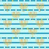 pattern with Hanukkah symbols. colorful vector illustration