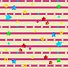 Seamless background: colored stars