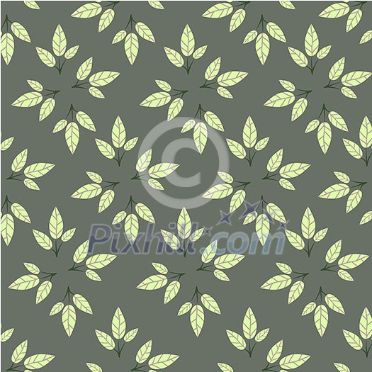 Seamless leaf pattern. Seamless leaf pattern.