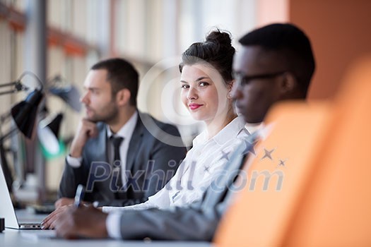 business people group have meeting and working in modern bright office indoor business people group have meeting and working in modern bright office indoor