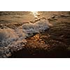 sunset on sea