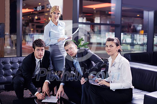 business people shaking hands make deal and sign contract business people shaking hands make deal and sign contract