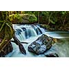 Tropical waterfall Phnom Kulen, Cambodia