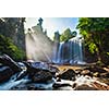 Tropical waterfall Phnom Kulen, Cambodia