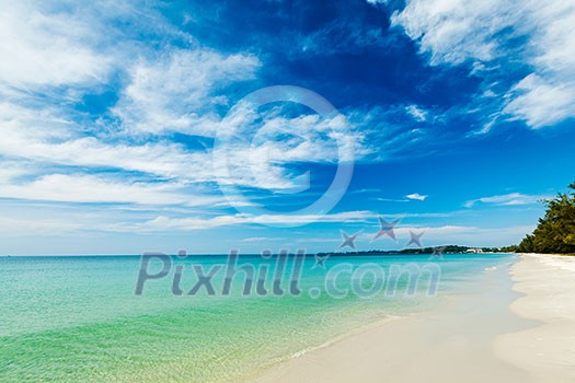 Sihanoukville beach with beautiful sky cloudscape, Cambodia Sihanoukville beach with beautiful sky cloudscape, Cambodia