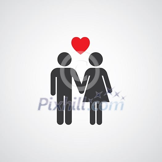 vector man and woman couple design vector man and woman couple design