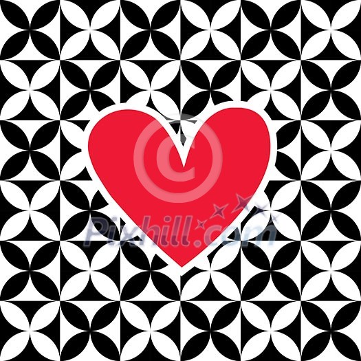 vector heart shape card design vector heart shape card design