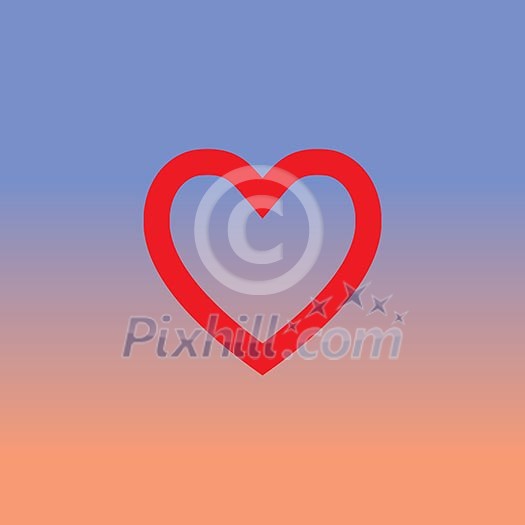 vector heart shape symbol design vector heart shape symbol design