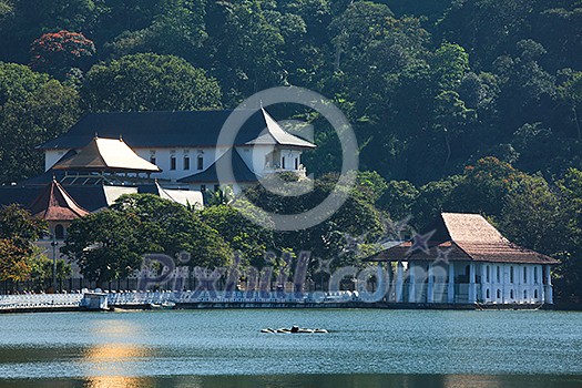 Temple of the Tooth (Dalada Maligava) - very important Buddhist shrine. Kandy, Sri Lanka Temple of the Tooth (Dalada Maligava) - very important Buddhist shrine. Kandy, Sri Lanka