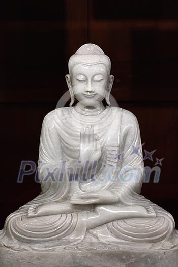 Sitting Buddha statue in temple. Sri Lanka Sitting Buddha statue in temple. Sri Lanka