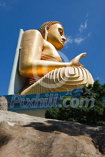 Gold Buddha. Golden Temple, Dambulla, Sri Lanka Gold Buddha. Golden Temple, Dambulla, Sri Lanka