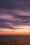 Ocean sunset on Arabian sea. Varkala, Kerala, India