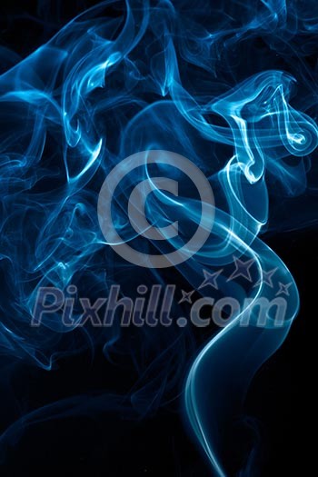 Colored smoke isolated on white background Colored smoke isolated on white background
