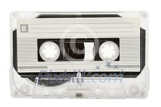 Audio cassette (tape) isolated on white background Audio cassette (tape) isolated on white background