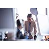 happy young business man portrait in bright modern office indoor